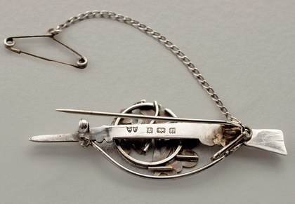 Boer War Sterling Silver Sweetheart Brooch, Rifle, S Africa 1900-2